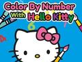 Spil Farv Efter Nummer Med Hello Kitty online