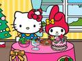 Spil Julemiddag med Hello Kitty og venner online