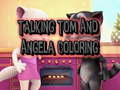 Spil Farvelægning af Talking Tom og Angela online