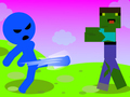 Spil Stickman Zombie Flugt online