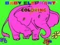 Spil Baby Elefant Farvelægning online