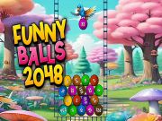 Spil Sjove bolde 2048 online