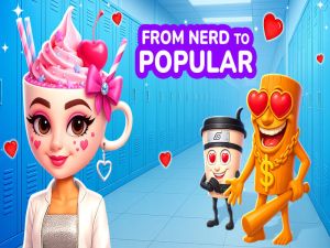 Spil Fra nerd til populær ballerina cappuccina online