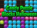 Spil Halloween Candy Puzzle Blokke online