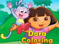 Spil Dora Farvelægning online