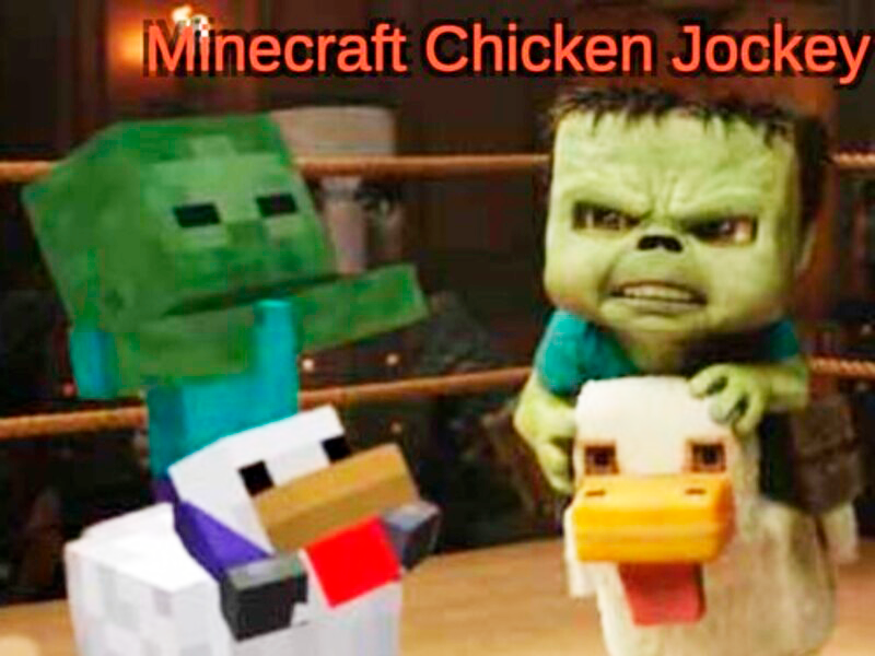 Spil Minecraft kyllingjockey online