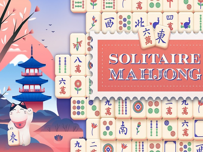 Spil Solitaire Mahjong online