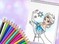 Spil Fantastisk prinsesse farvebog online