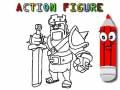 Spil Tilbage til skolen: Farvelægning af actionfigurer online