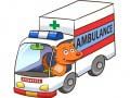 Spil Tegneserie Ambulance Puslespil online