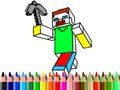 Spil Tilbage til skolen: Minecraft Farvelægning online