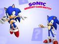 Spil Sonic: Hukommelseskort Spil online