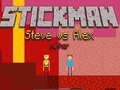 Spil Stickman Steve vs Alex Nether online