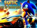 Spil Sonic Løb for Lamborghini online