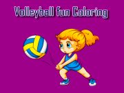Spil Volleyball sjov farvelægning online