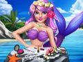 Spil Prinsesse Havfrue Makeup Stil online