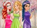 Spil Farver af forårs prinsesskjoler online
