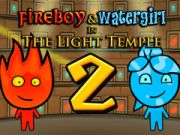 Spil Fireboy og Watergirl 2: Lysets Tempel online Spil Fireboy og Watergirl 2: Lysets Tempel online