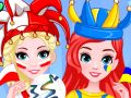 Spil Лучшие друзья: Чемпионат мира по раскраске лиц online