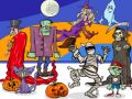 Spil Find 5 Forskelle Halloween online