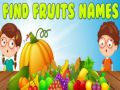 Spil Find frugternes navne online