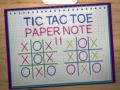 Spil Tic Tac Toe Papir Notat 2 online Spil Tic Tac Toe Papir Notat 2 online