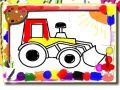 Spil Tilbage til skole: Børnebil colorering online