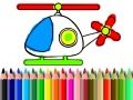 Spil Tilbage til skole: helikopter farvelægning online Spil Tilbage til skole: helikopter farvelægning online