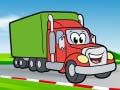 Spil Glade Lastbiler Farvelægning online Spil Glade Lastbiler Farvelægning online