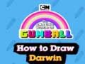 Spil Den fantastiske verden af Gumball: Sådan tegner du Darwin online Spil Den fantastiske verden af Gumball: Sådan tegner du Darwin online