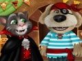Spil Talende Tom og Angela: Halloween fest online