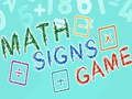 Spil Matematisk Tegn Spil online