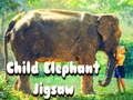 Spil Børns elefant puslespil online