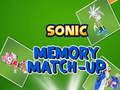 Spil Sonic: Hukommelses Matcher online