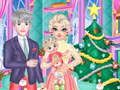Spil Frossen familie juleforberedelse online