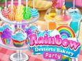 Spil Regnbue Desserts Bageri Fest online