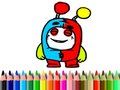 Spil Tilbage til skole: OddBods Malebog online Spil Tilbage til skole: OddBods Malebog online
