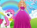 Spil Barbie og Pony Klæd UD online