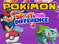 Spil Pokémon Find forskellene online Spil Pokémon Find forskellene online