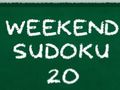 Spil Weekend Sudoku 20 online Spil Weekend Sudoku 20 online