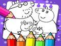Spil Peppa Pig Malebog online Spil Peppa Pig Malebog online