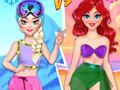 Spil Sommer vs Vinter Prinsesser Kamp online