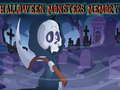 Spil Halloween Monstre Hukommelse online