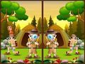 Spil Find 5 forskelle i camping online