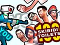 Spil Du mod 100 Skibidi-Toiletter online