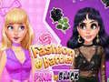 Spil Modekamp: Pink mod Sort online