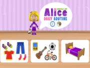 Spil Alice Daglige Rutines Verden online