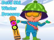 Spil Dora Ski: Vinterbeklædning online Spil Dora Ski: Vinterbeklædning online