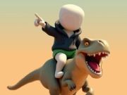 Spil Stickman. Dinosaur Arena online