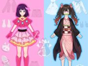 Spil Anime dukke- DIY cosplay pige online